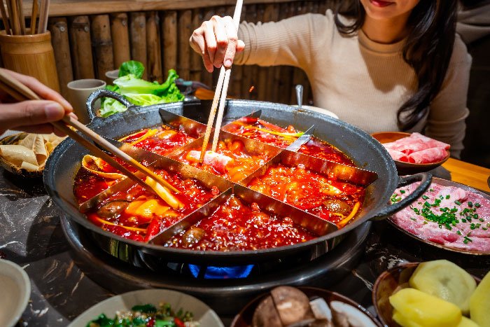 servicio de comida en China
